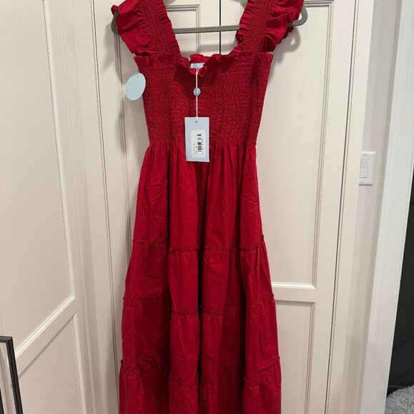 Hill House Home Ellie Nap Dress Victorian Red Small - Picture 2 of 4